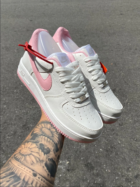 Air Force F1  (Branco e Rosa)