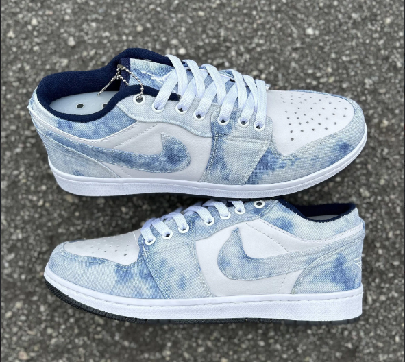 Air Jordan Low  (Azul Céu e Branco)