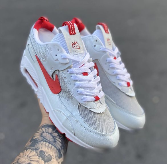 Air Max 90 (Branco e Vermelho)