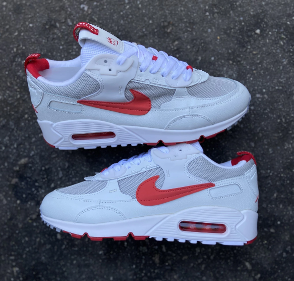 Air Max 90 (Branco e Vermelho)