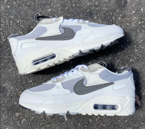 Air Max 90 (Branco e Preto)