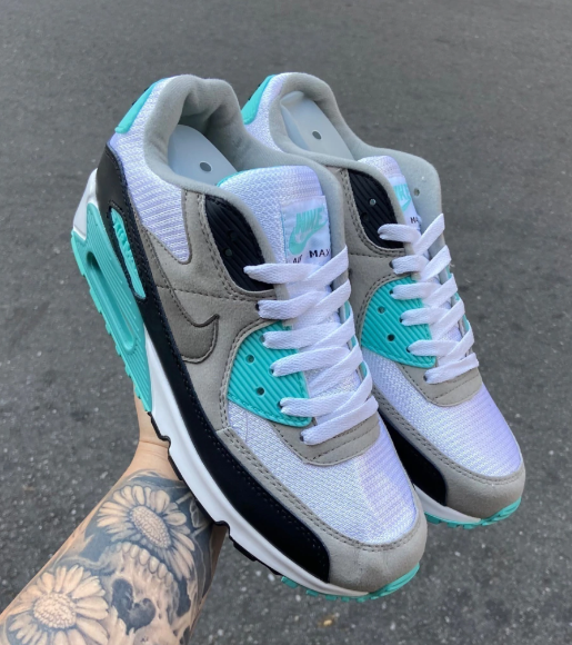 Air Max 90 (Verde Preto e Branco)