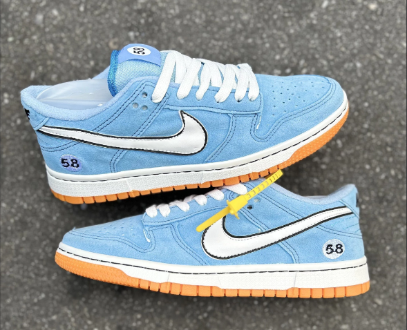 Air Dunk Low Azul e Branco Esp 58